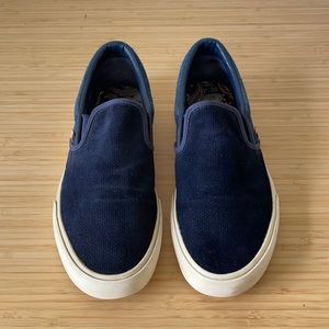 Suede slip on vans